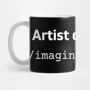 Funny Sarcastic Artist Artificial Intelligence Prompt Art Mug